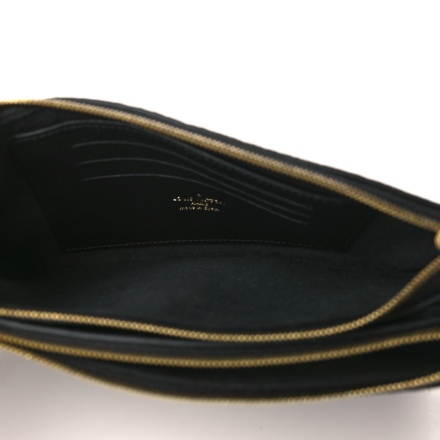 Empreinte Double Zip Pochette Black
