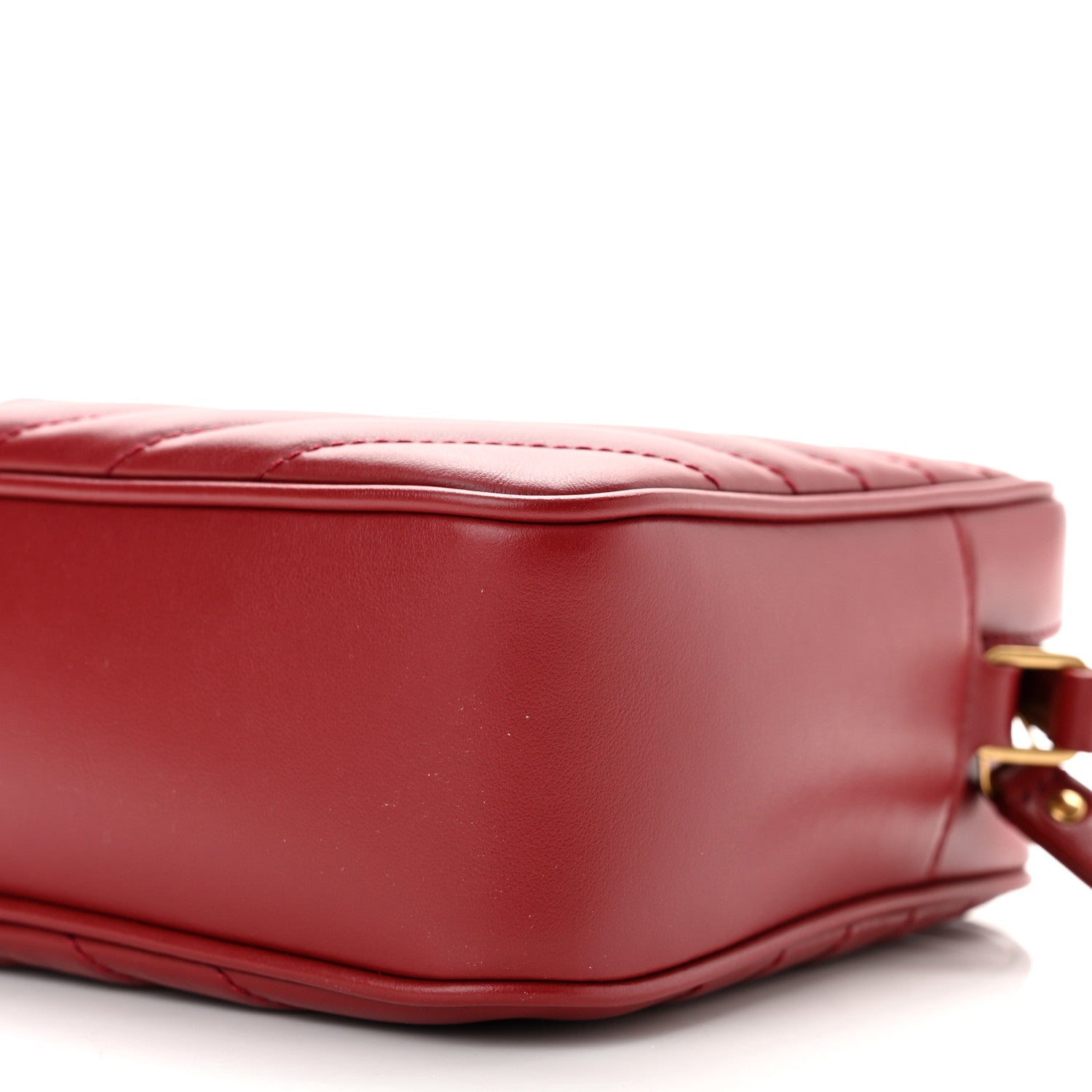Saint Laurent Calfskin Matelasse Monogram Lou Camera Bag Rouge Eros 10 of 10