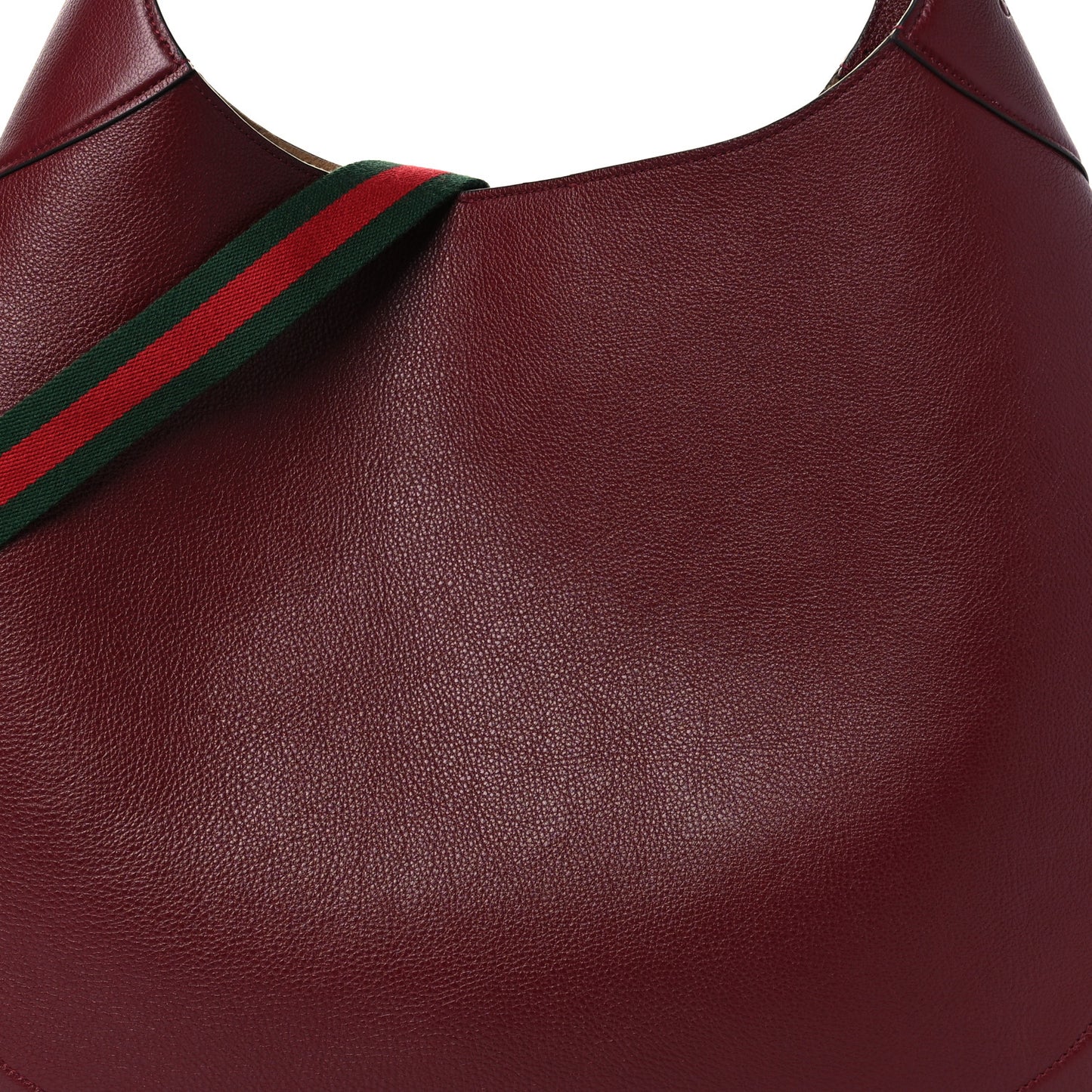 Soft Grained Calfskin Maxi B Hobo Rosso