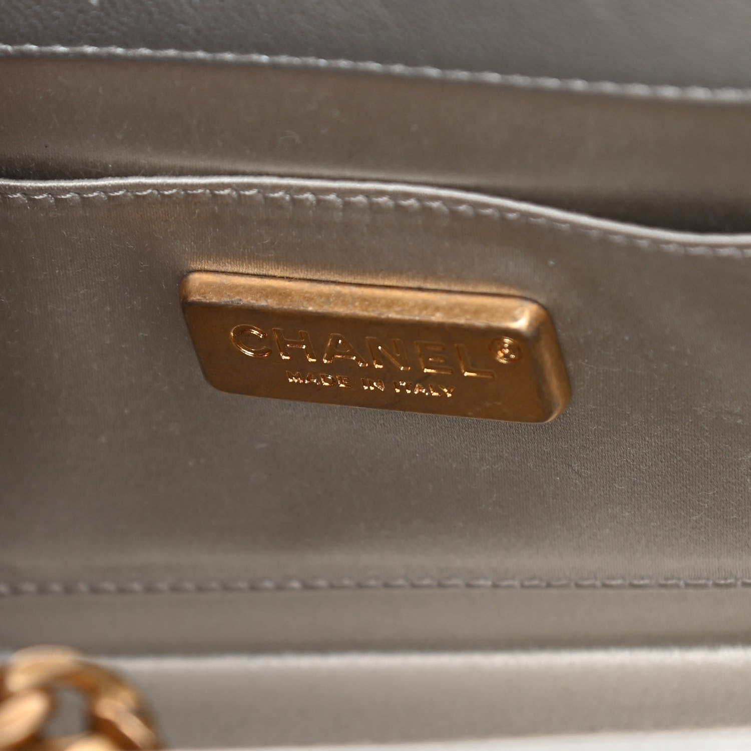 Chanel Metallic Calfskin Quilted Evening By The Sea Clutch Silver 6 of 11