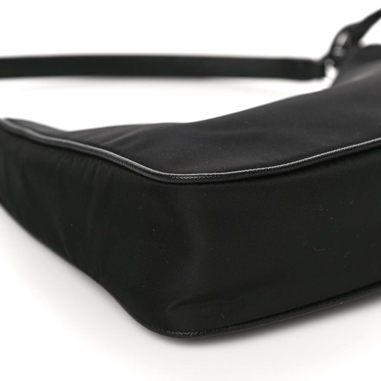 Tessuto Nylon Saffiano Mini Re-Edition 2005 Bag Black