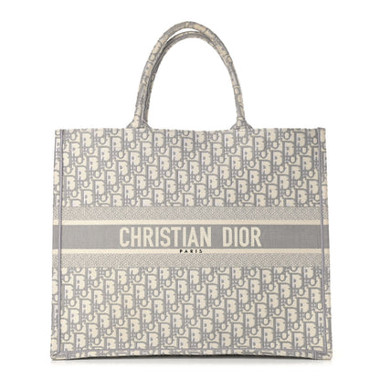 Christian Dior Oblique Large Book Tote Grey 1 of 11