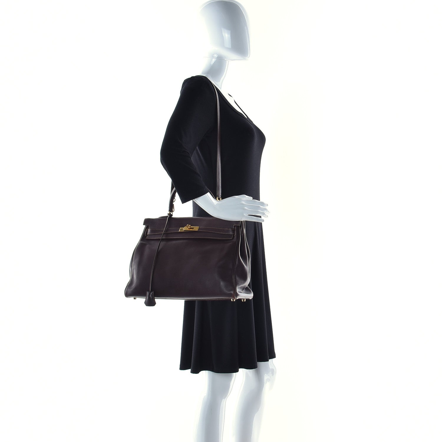 Hermes Gulliver Kelly Retourne 35 Havane 2 of 10