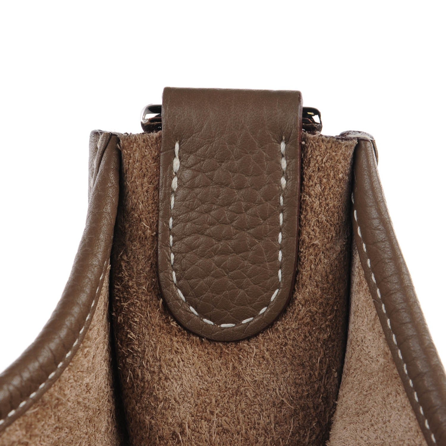 Hermes Taurillon Clemence Evelyne III GM Etoupe 6 of 14