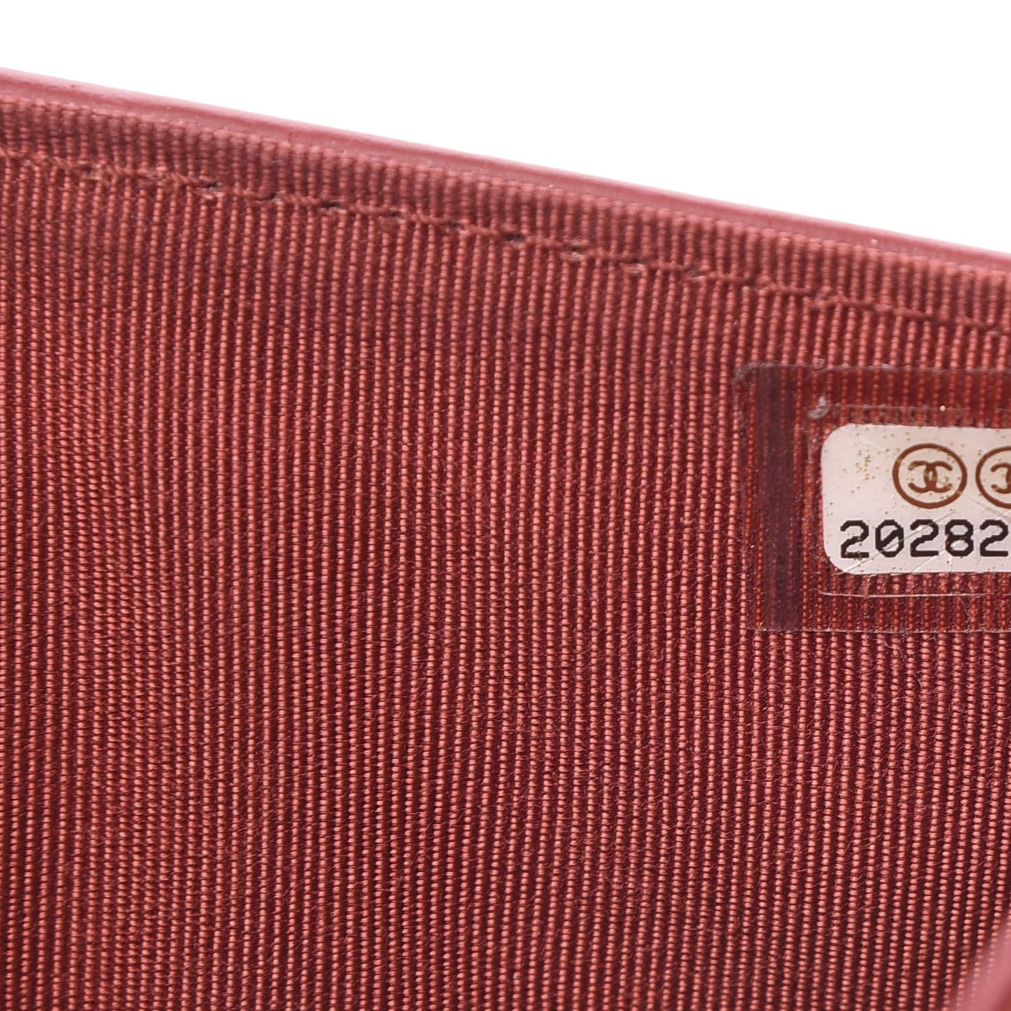 Caviar Quilted Long Flap Wallet Red