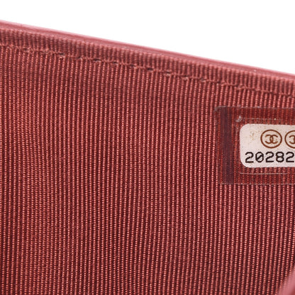 Chanel Caviar Quilted Long Flap Wallet Red 8 of 10