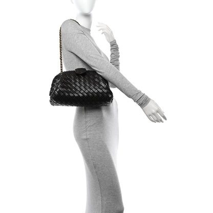 Bottega Veneta Nappa Intrecciato Teen The Lauren 1980 Clutch With Chain Fondant 2 of 10
