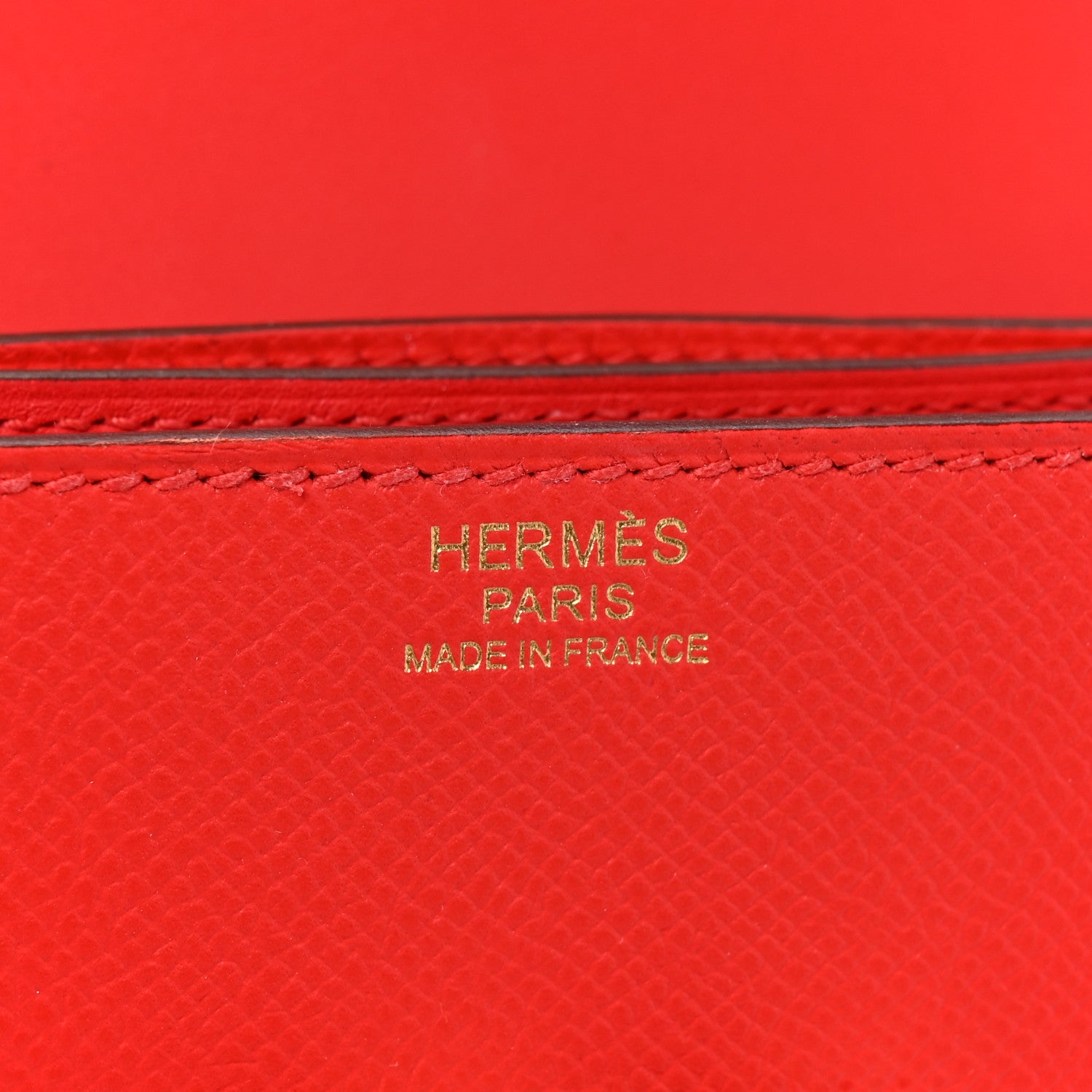 Hermes Epsom Mosaique Au 24-17 Rouge De Coeur 6 of 10