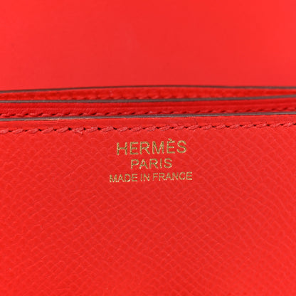 Hermes Epsom Mosaique Au 24-17 Rouge De Coeur 6 of 10