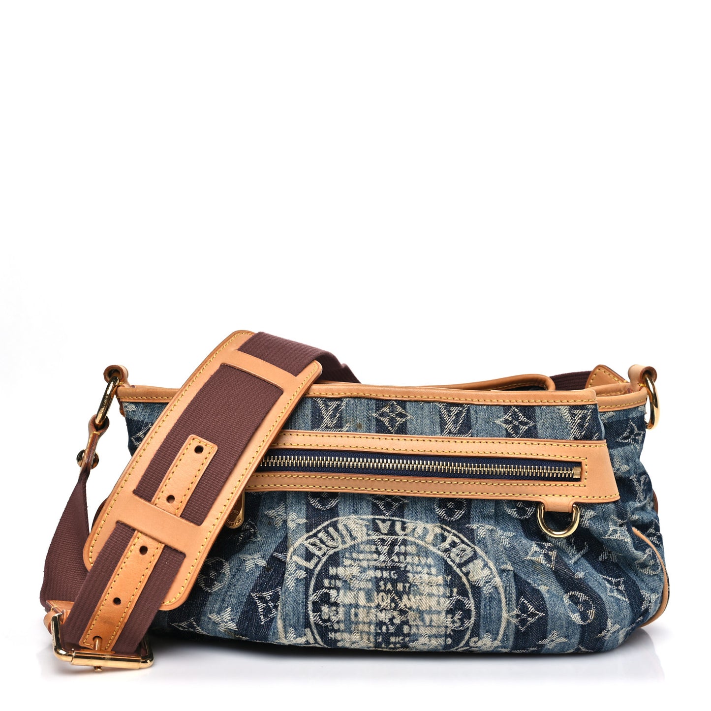 Denim Raye Porte Epaule MM