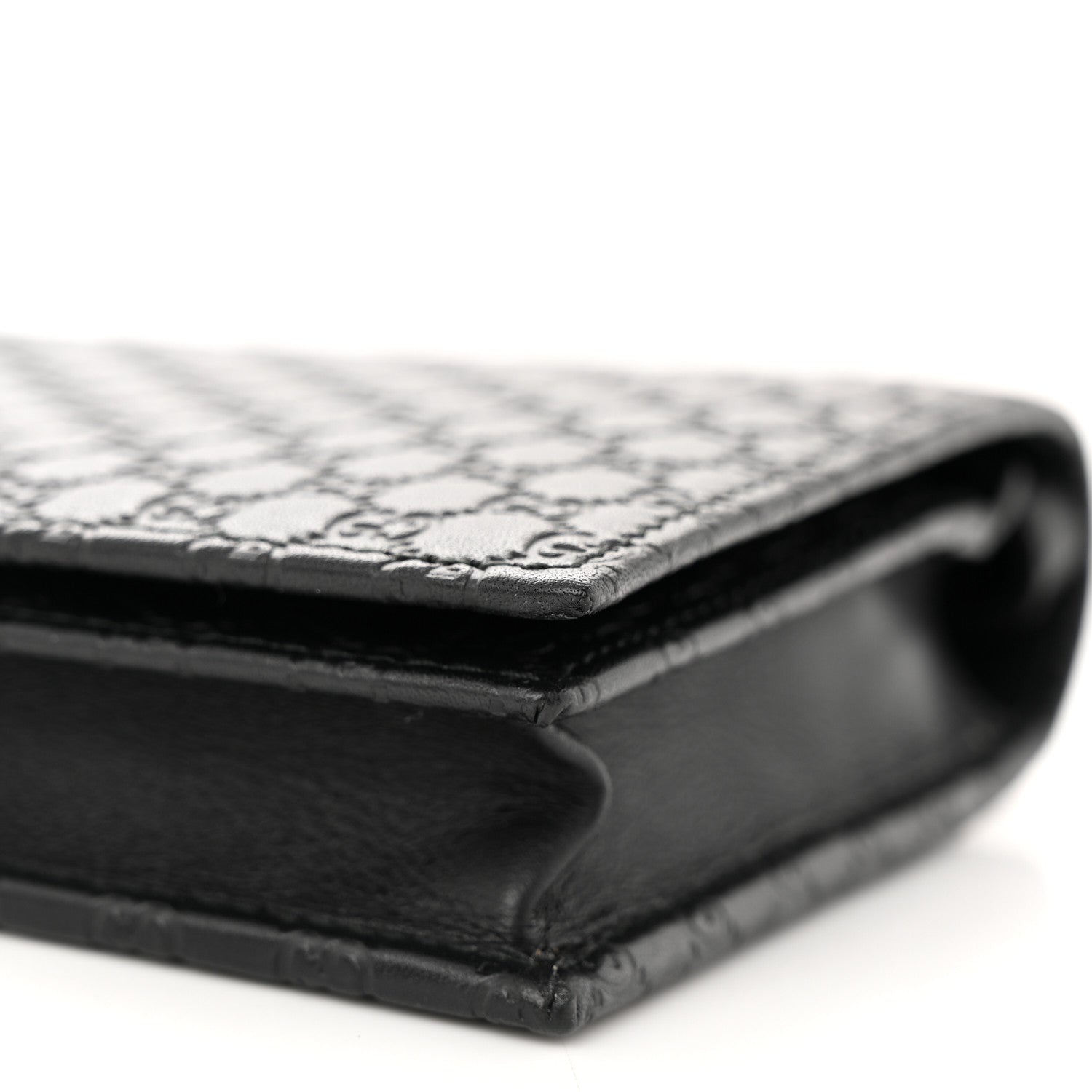 Gucci Microguccissima Crossbody Wallet Black 9 of 10