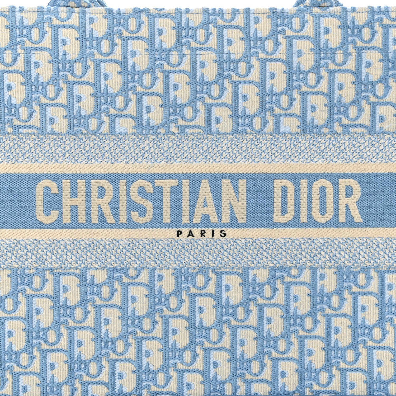 Christian Dior Oblique Medium Book Tote Turquoise 8 of 10