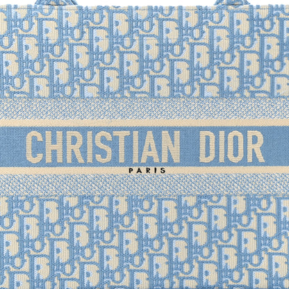 Christian Dior Oblique Medium Book Tote Turquoise 8 of 10