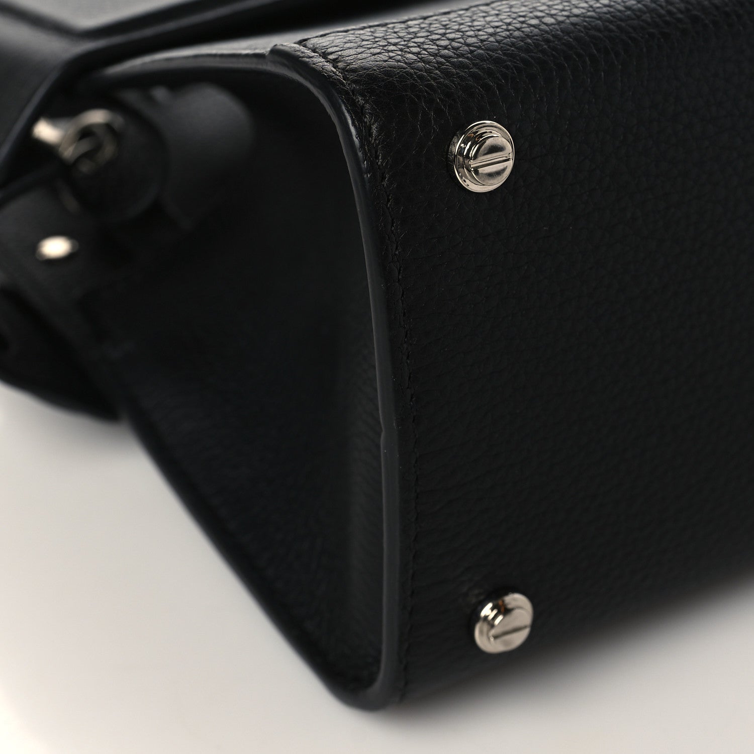 Givenchy Grained Calfskin Small Horizon Satchel Black 7 of 8