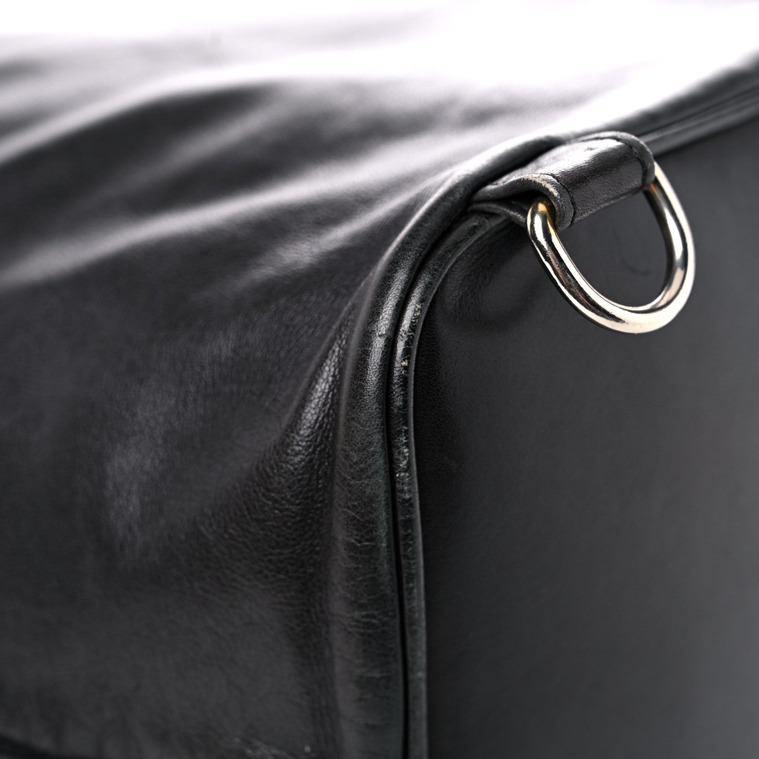 Chanel Lambskin Drawstring Sling Backpack Black 8 of 27