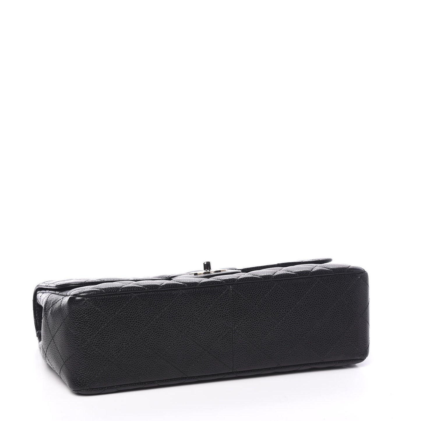 Caviar Quilted Jumbo Single Flap Black