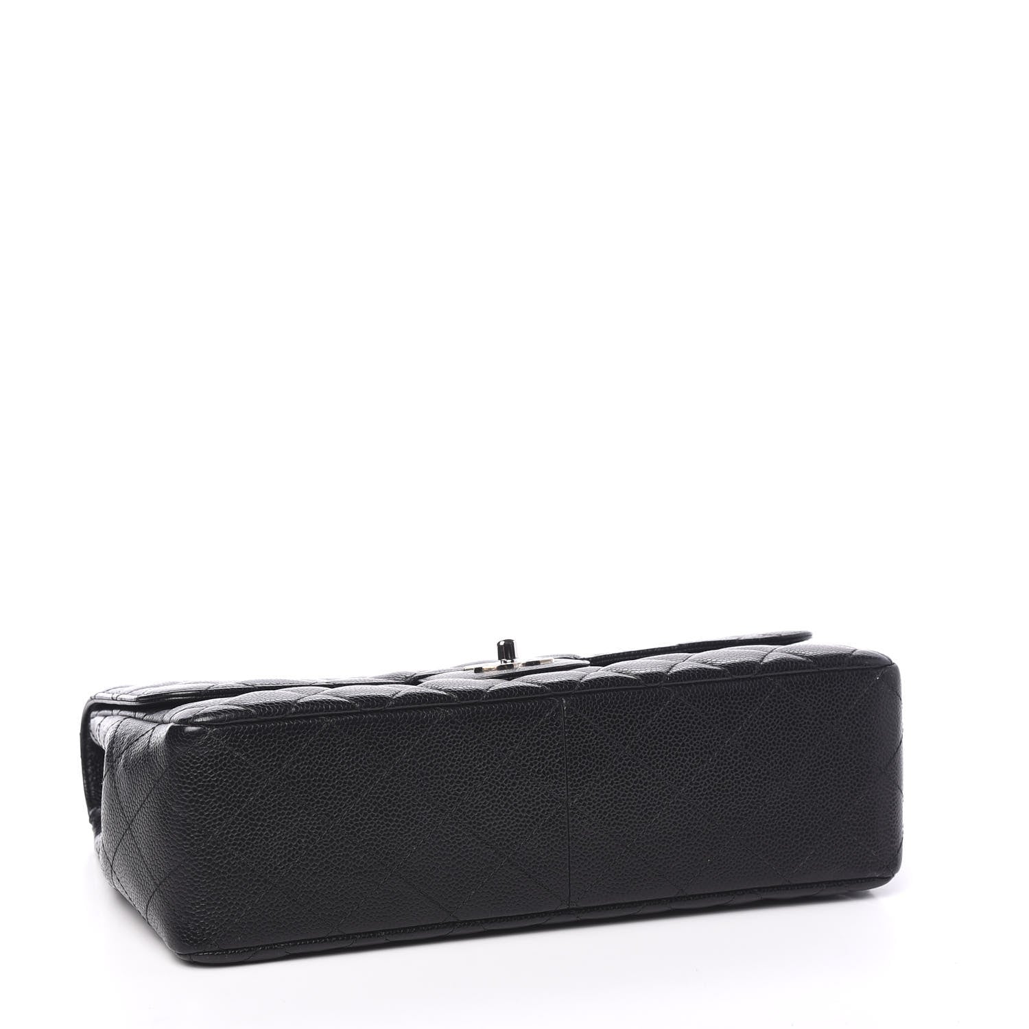 Chanel Caviar Quilted Jumbo Single Flap Black 3 of 9