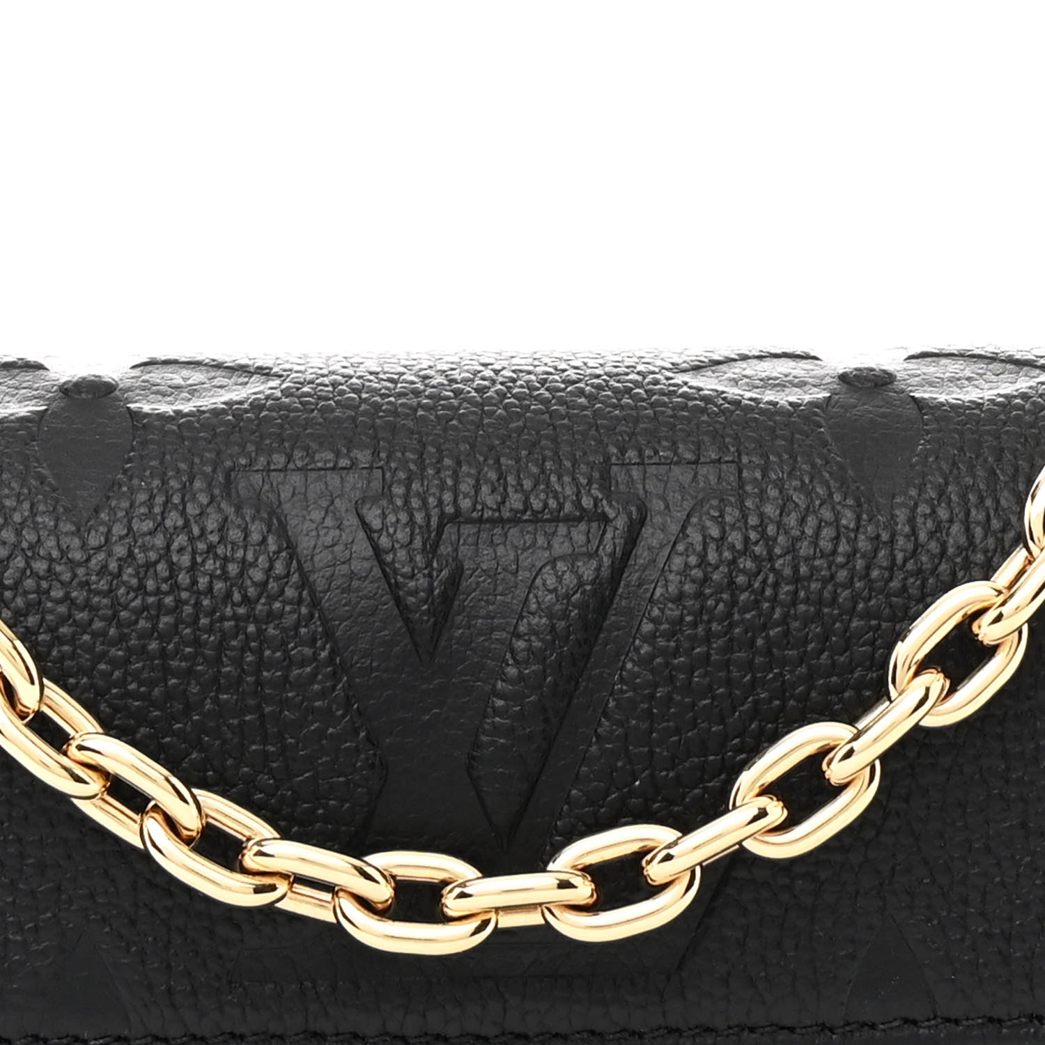 Louis Vuitton Empreinte Monogram Giant Ivy Wallet On Chain Black 7 of 9