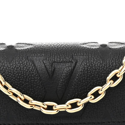 Louis Vuitton Empreinte Monogram Giant Ivy Wallet On Chain Black 7 of 9