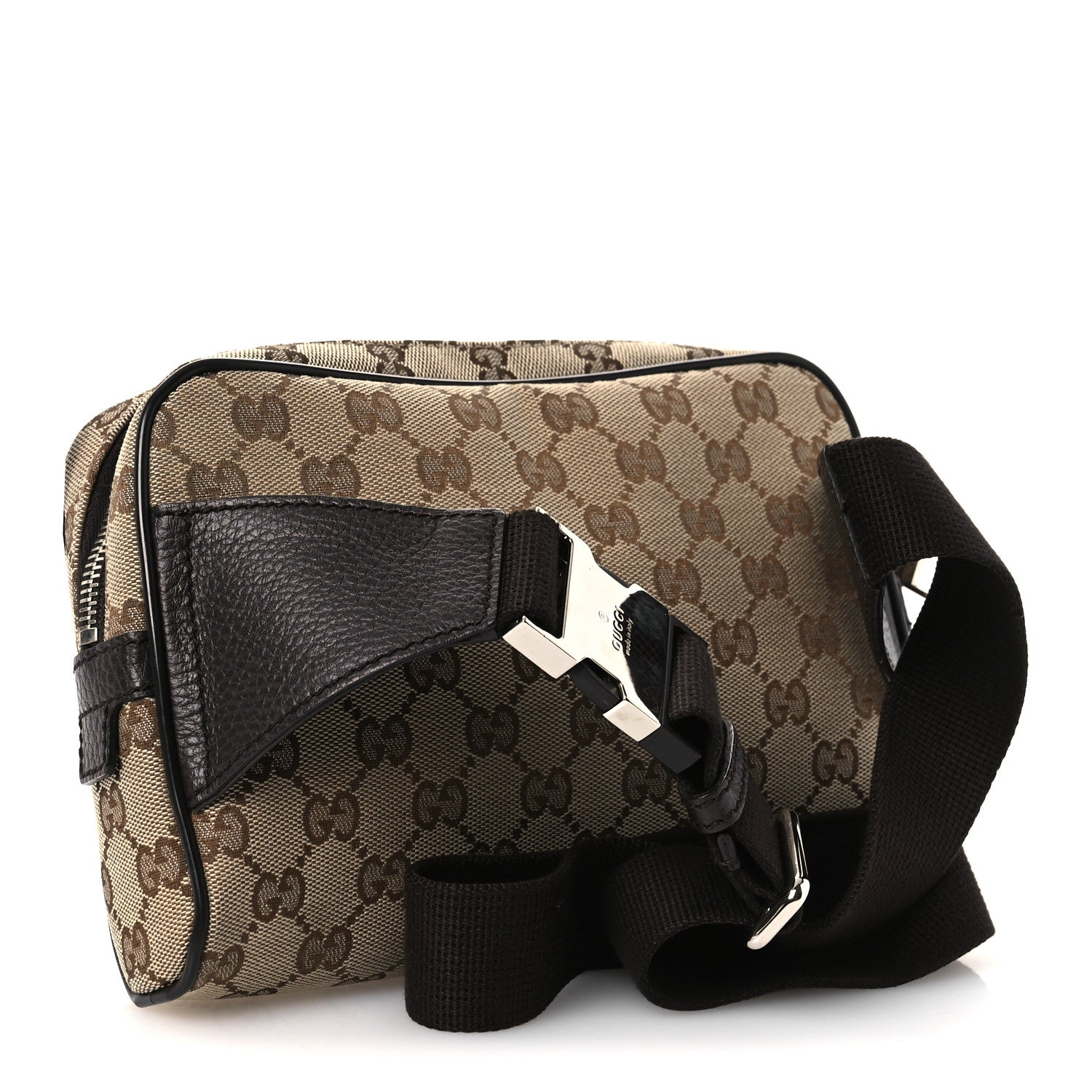 Gucci Monogram Belt Bag Dark Brown 3 of 10