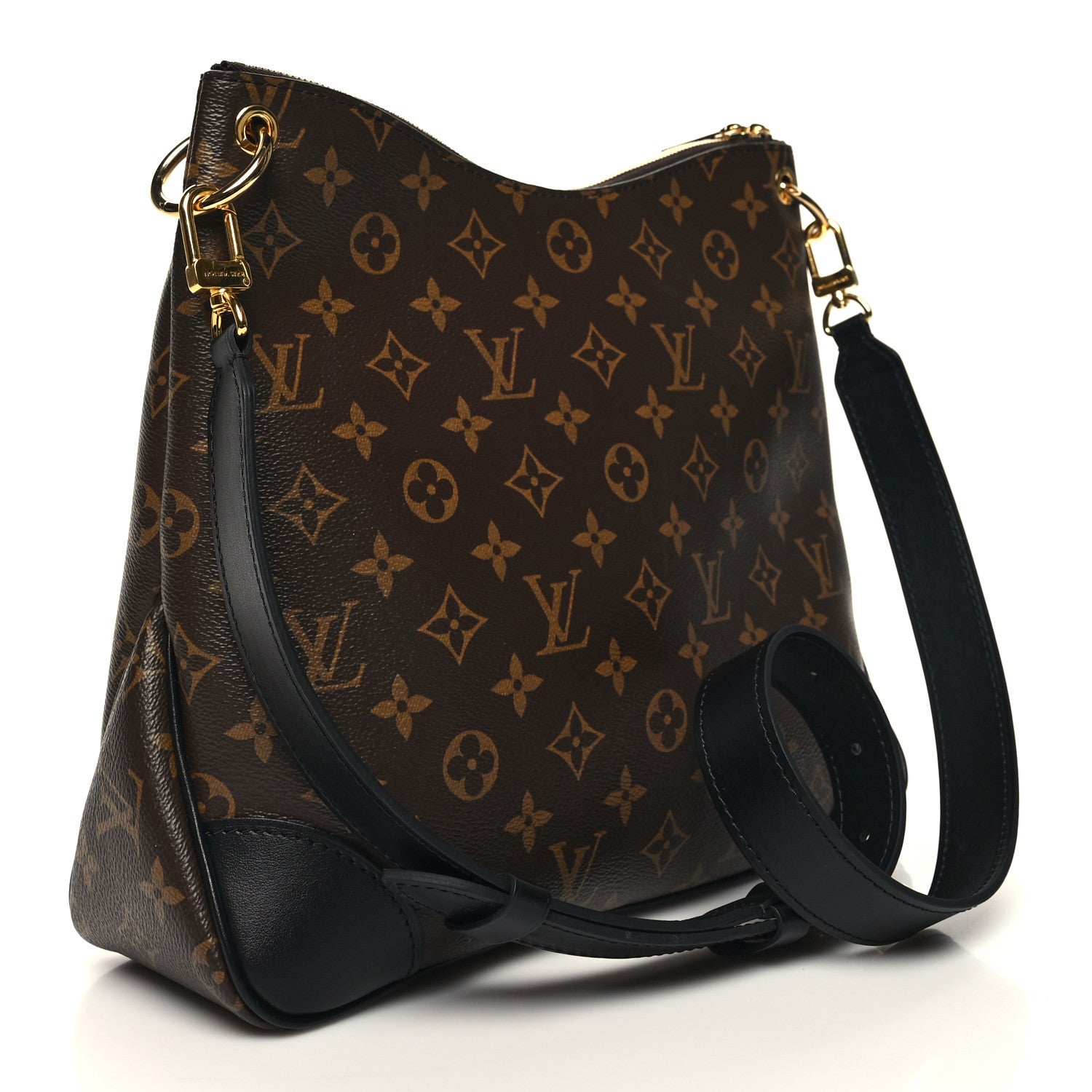 Louis Vuitton Monogram Odeon MM Black 3 of 9