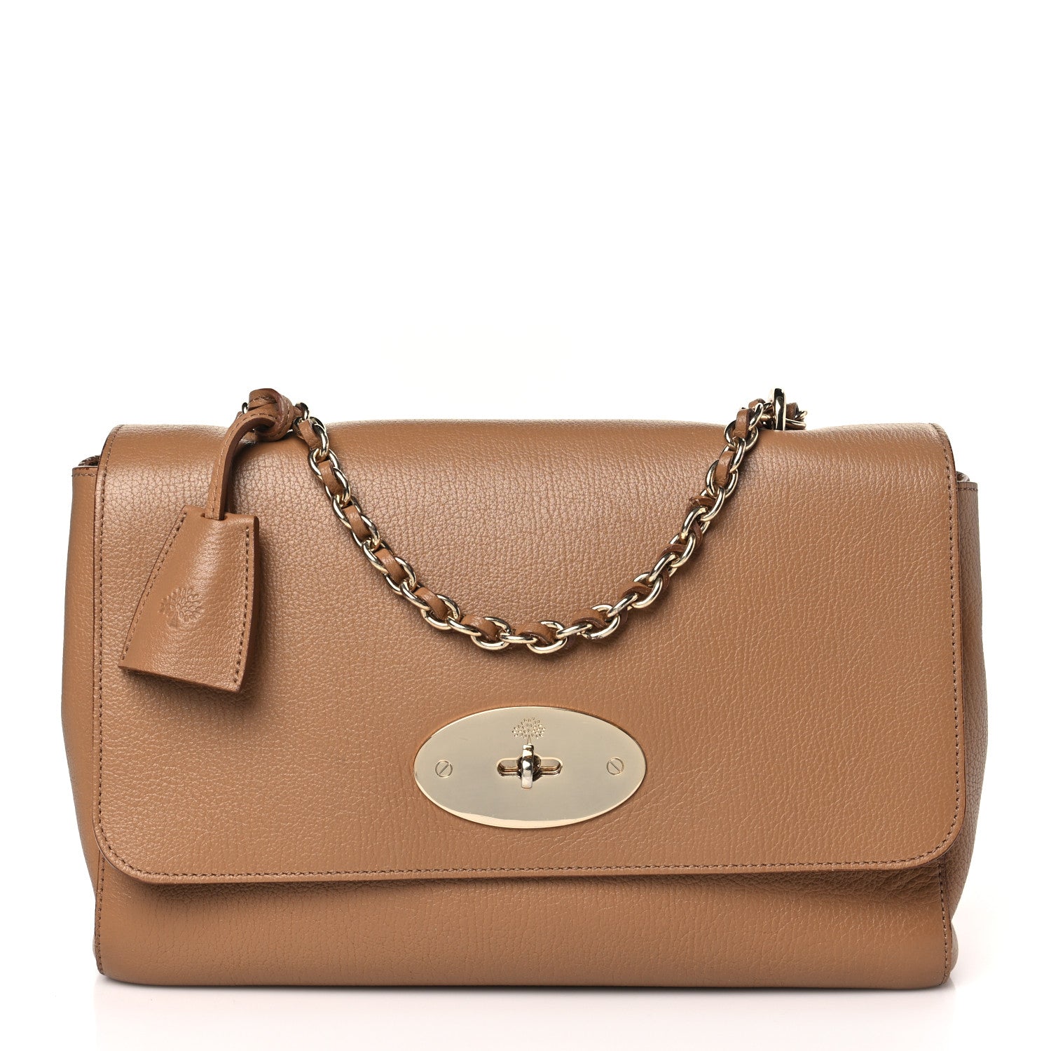 Mulberry Small Classic Grain Calfskin Medium Lily Flap Brown 1 of 14