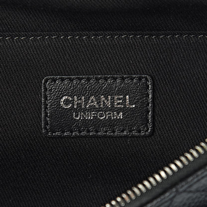 Chanel Grained Calfskin Quilted Waist Belt Bag Black 6 of 10
