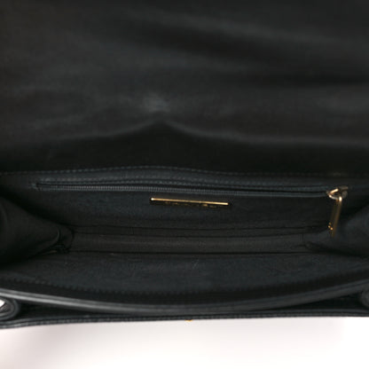 Chanel Calfskin Caviar Quilted Chain Handle Flap Black 5 of 10