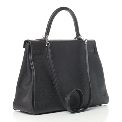 Hermes Togo Kelly Retourne 35 Black 2 of 12