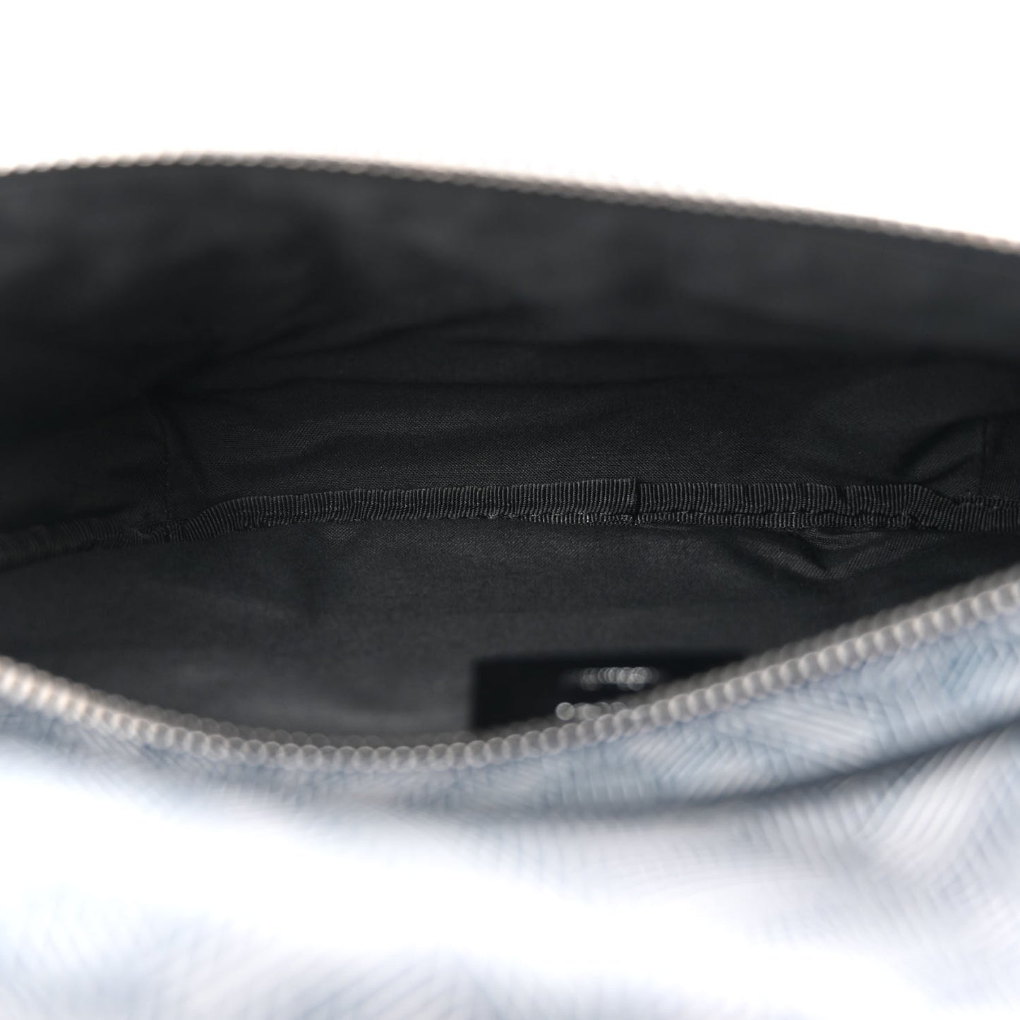 Calfskin Shadow Striped FF Logo Belt Bag Multicolor