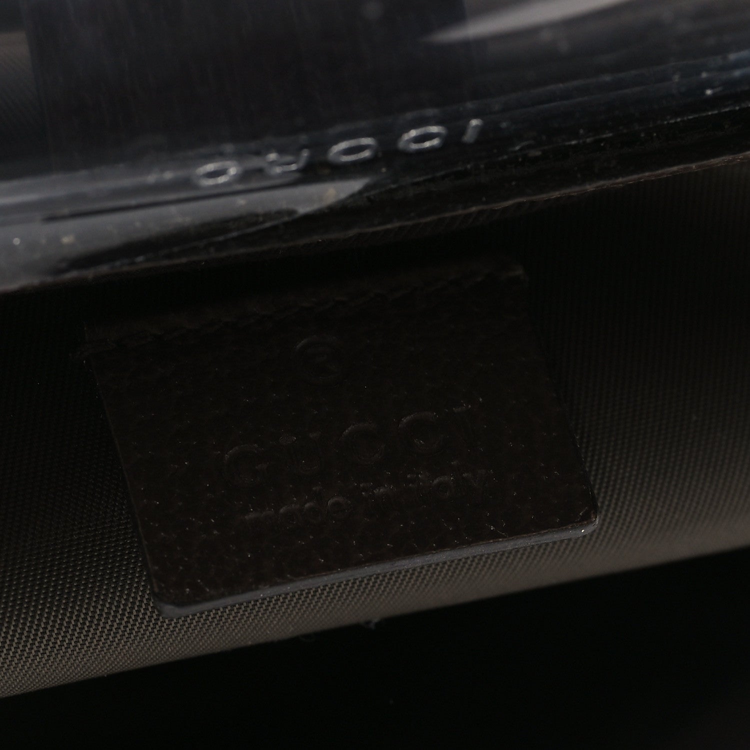 Gucci GG Supreme Monogram Textured Calfskin Web Ophidia Vanity Cosmetic Case Beige Ebony New Acero 6 of 11