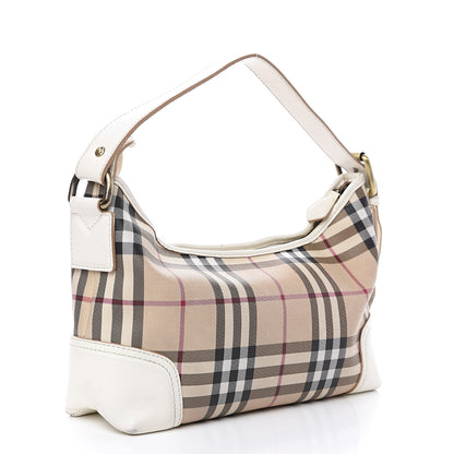 Burberry House Check Hobo White 2 of 12