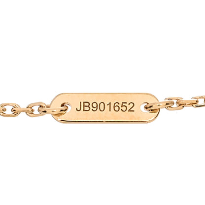 Van Cleef & Arpels 18K Yellow Gold Mother of Pearl Sweet Alhambra Butterfly Bracelet 3 of 5