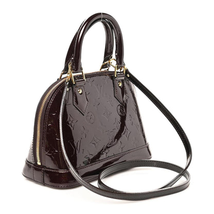 Louis Vuitton Vernis Alma BB Amarante 3 of 10