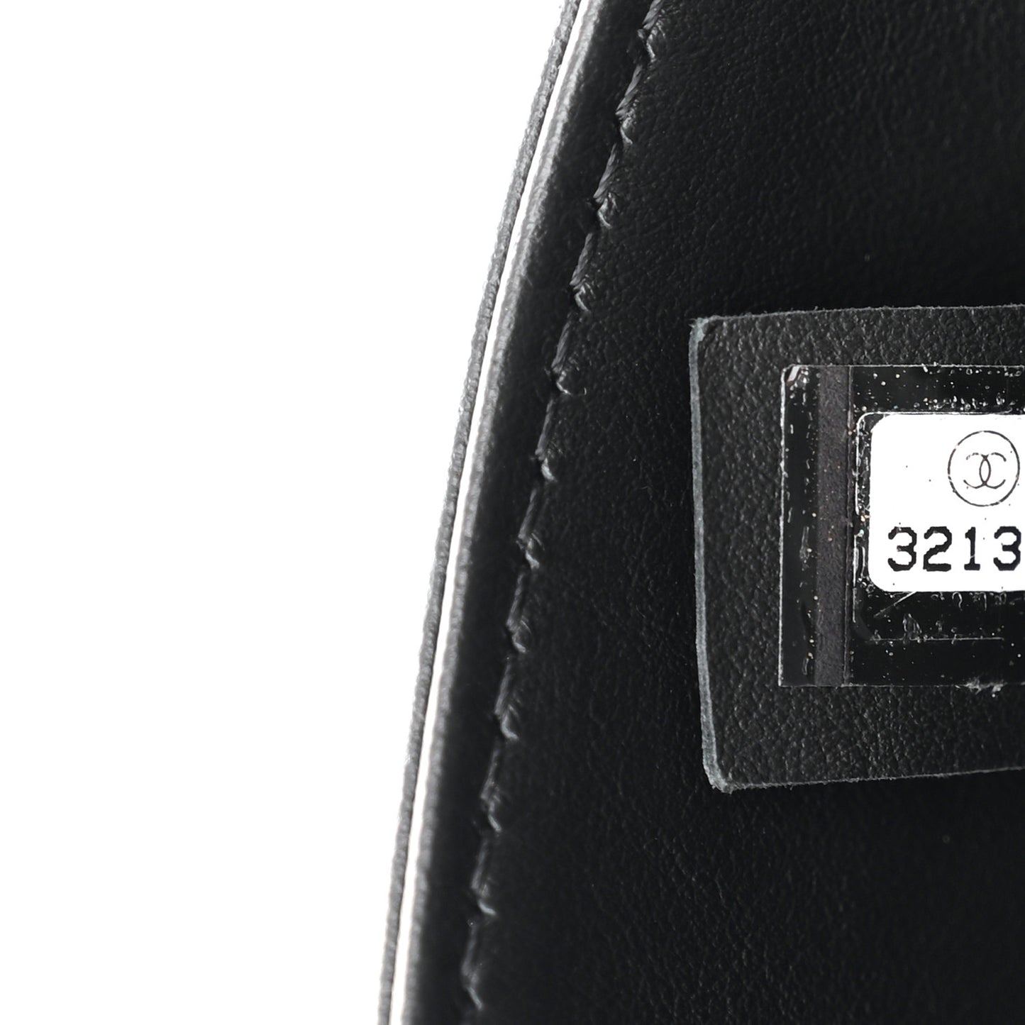 Calfskin Quilted CC Uniform Flap Belt Bag Black