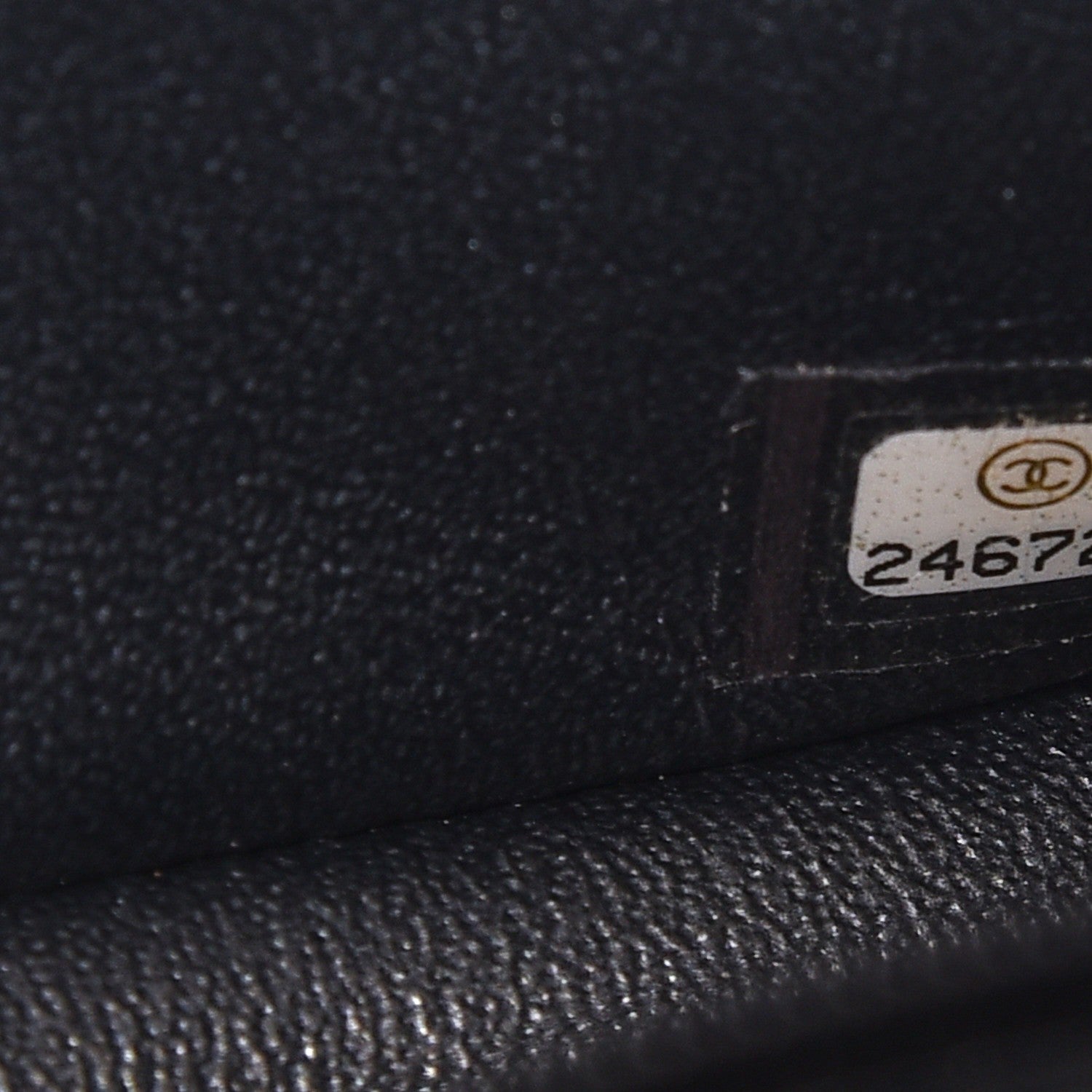 Chanel Iridescent Caviar Chevron Quilted Mini Rectangular Flap Black 7 of 8