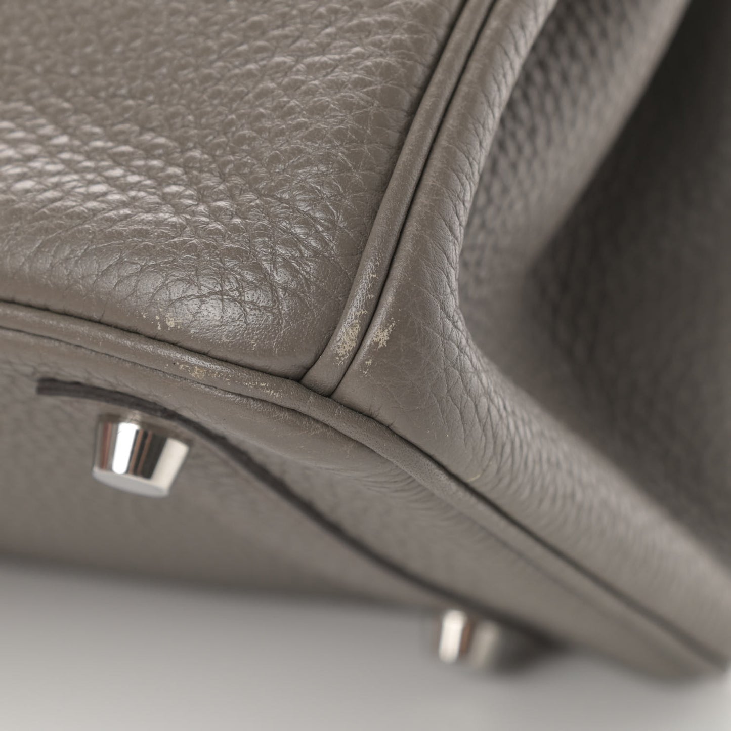 Taurillon Clemence Birkin 30 Etain