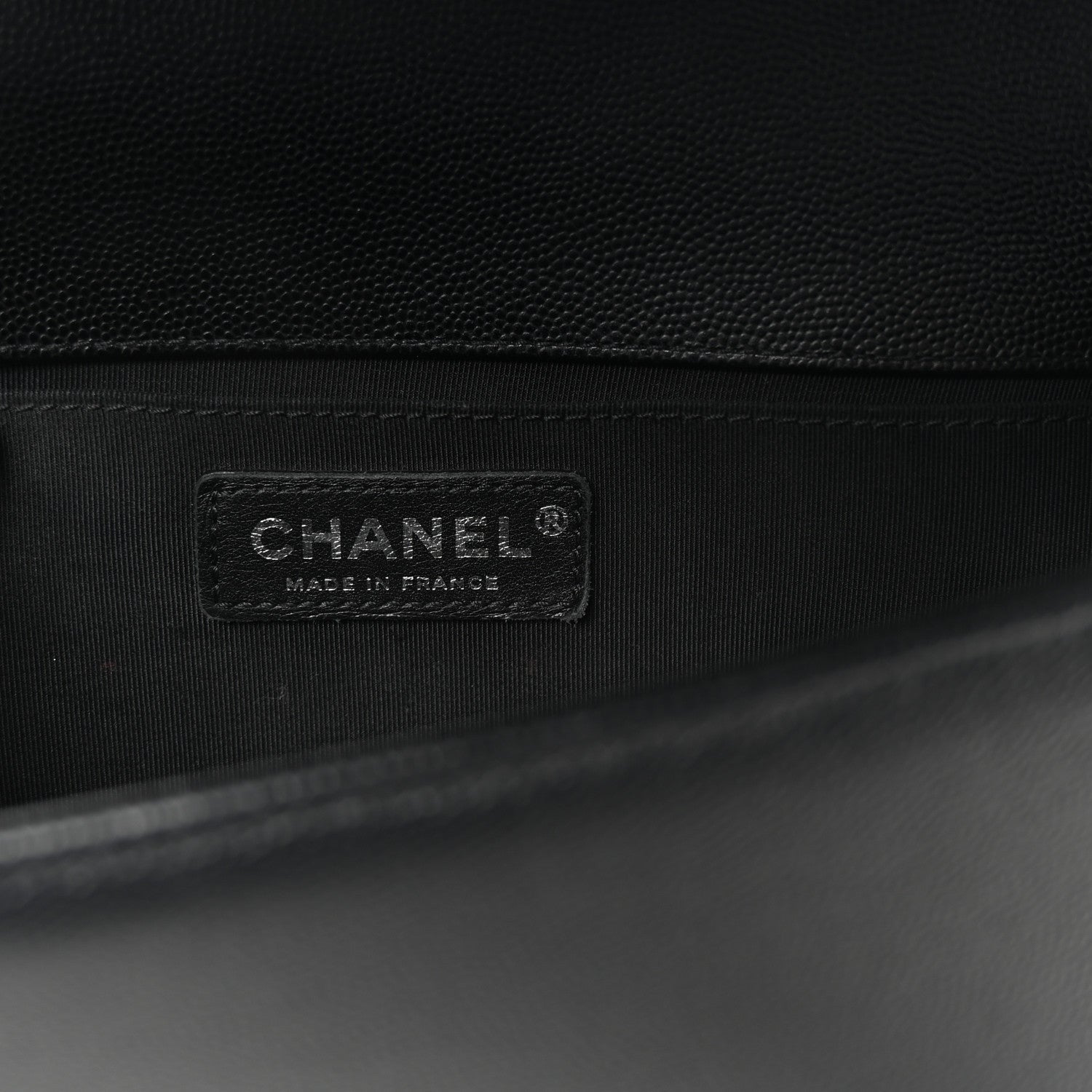 Chanel Caviar Quilted Medium Boy Flap Black 6 of 10