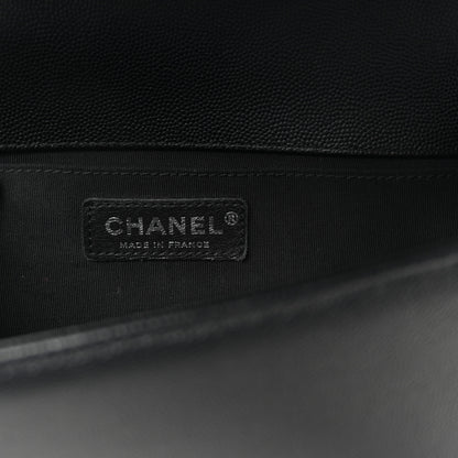 Chanel Caviar Quilted Medium Boy Flap Black 6 of 10