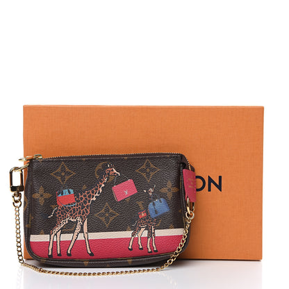 Louis Vuitton Monogram 2017 Christmas Animation Mini Pochette Accessories 7 of 7