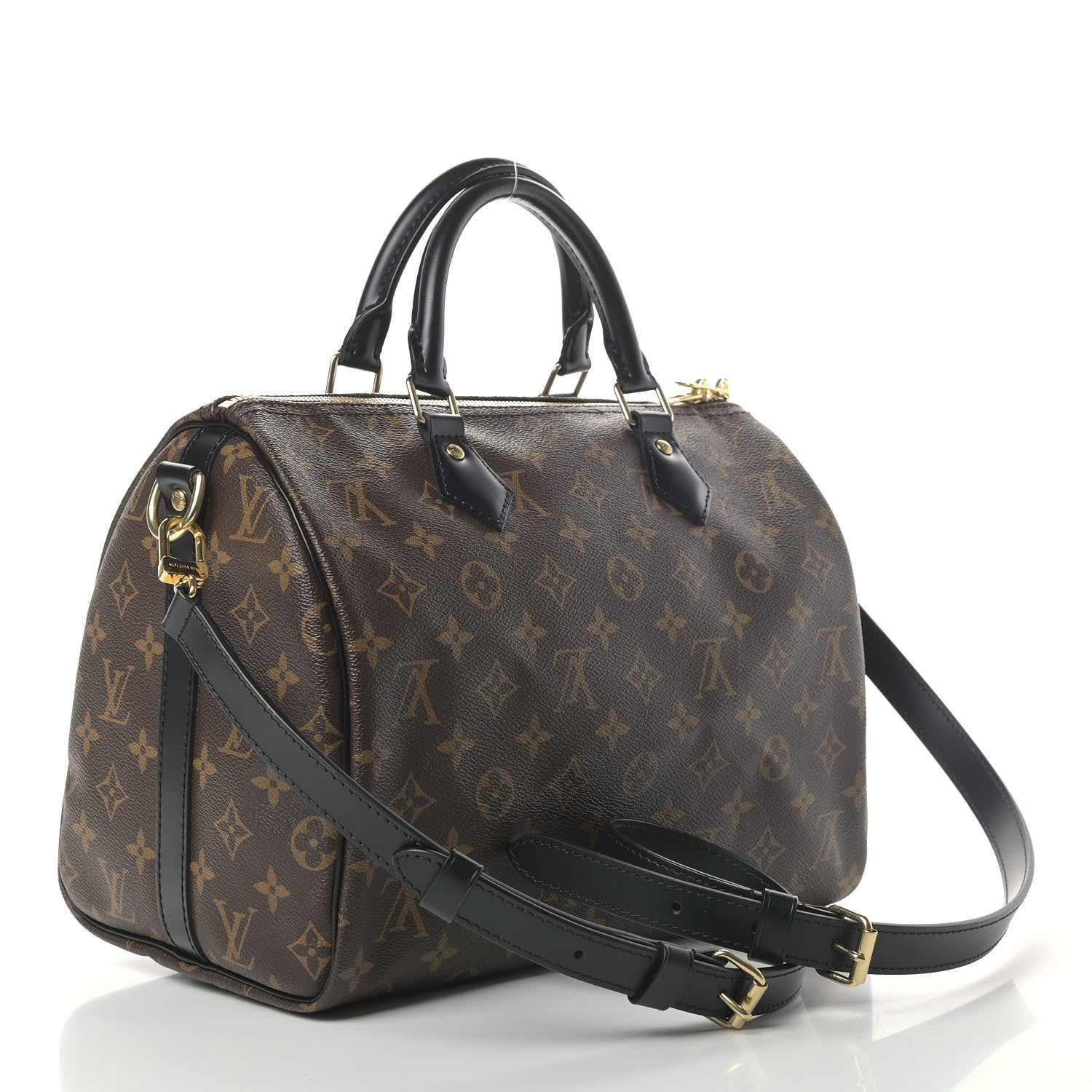 Louis Vuitton Monogram My World Tour Speedy Bandouliere 30 Black 2 of 5
