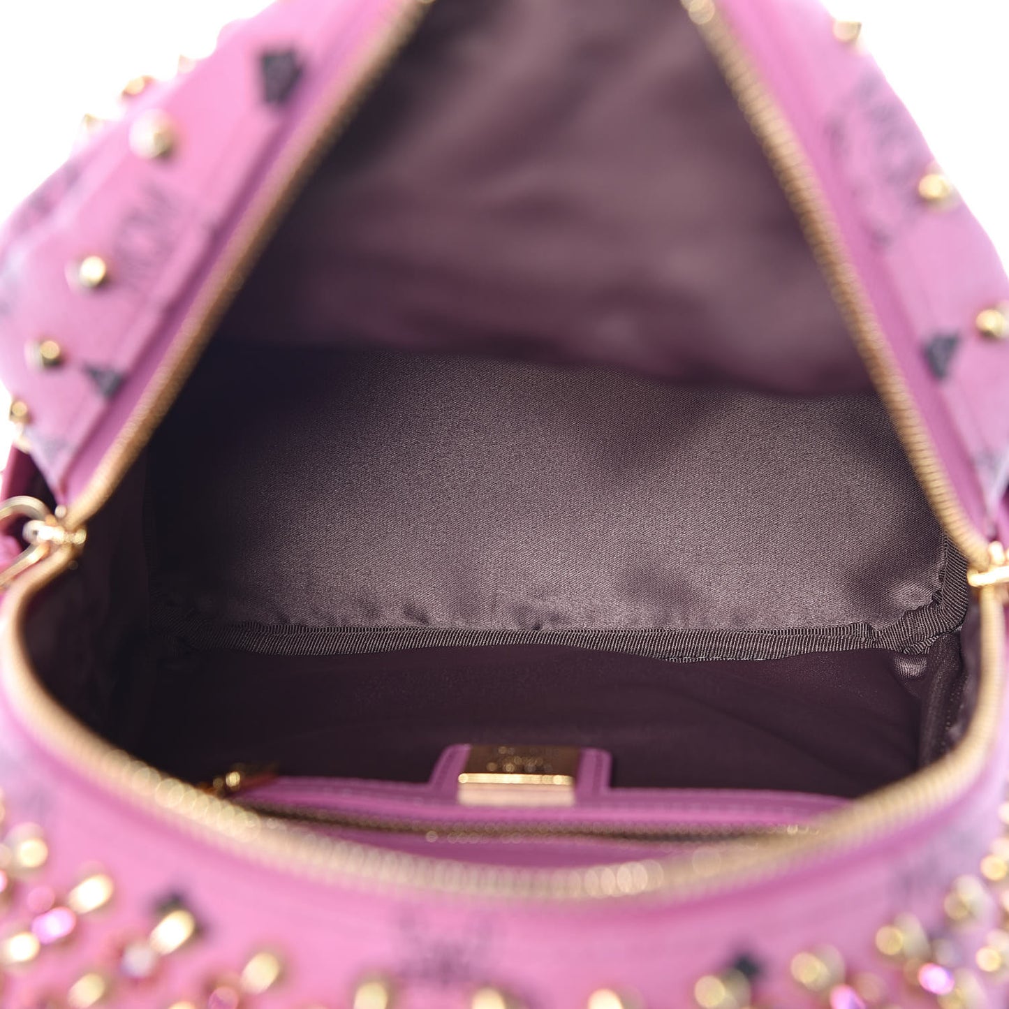 Visetos Swarovski Mini Stark Diamond Backpack Pink