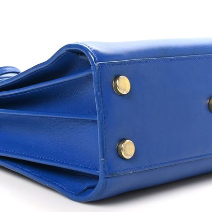 Saint Laurent Calfskin Nano Sac De Jour Royal Blue 8 of 10