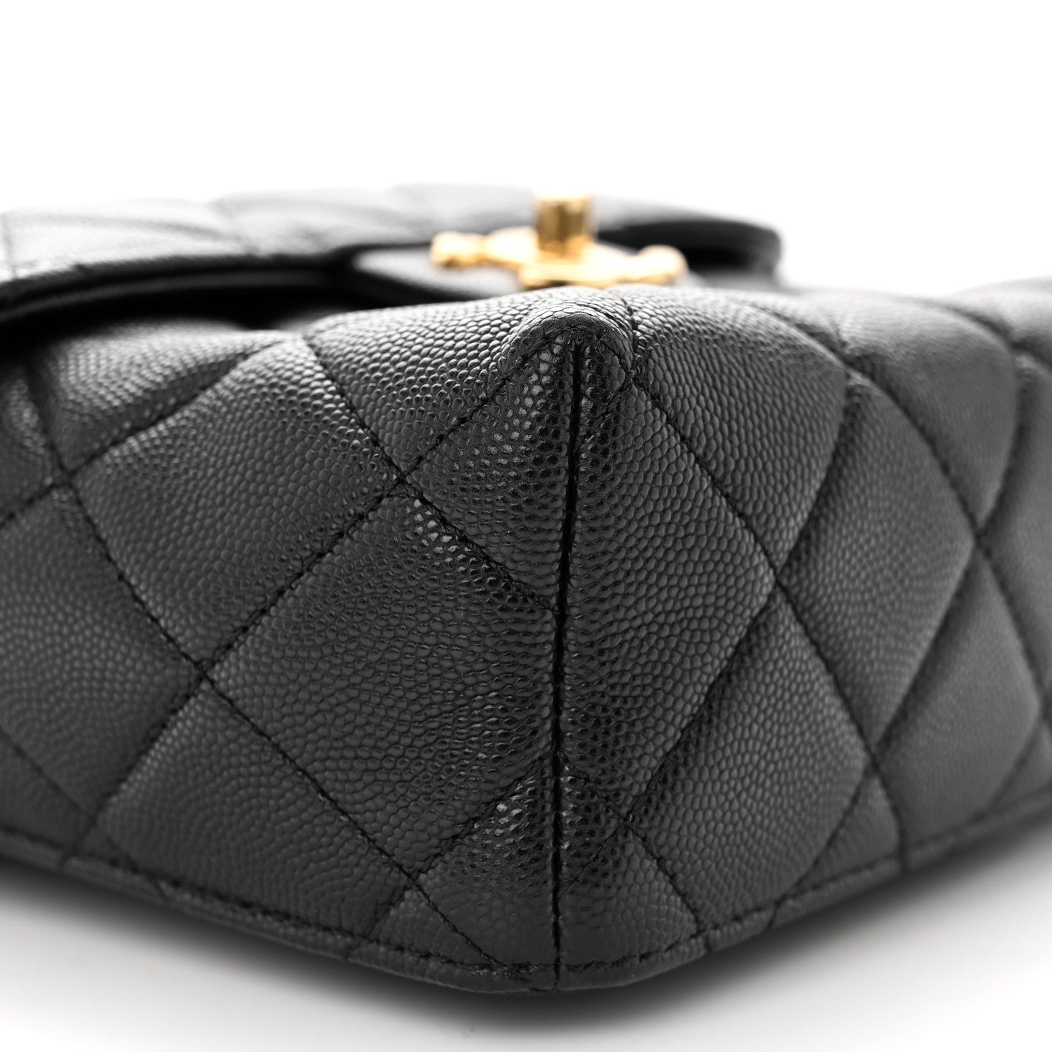 Chanel Caviar Quilted Handy Box Vanity Case Black 9 of 11