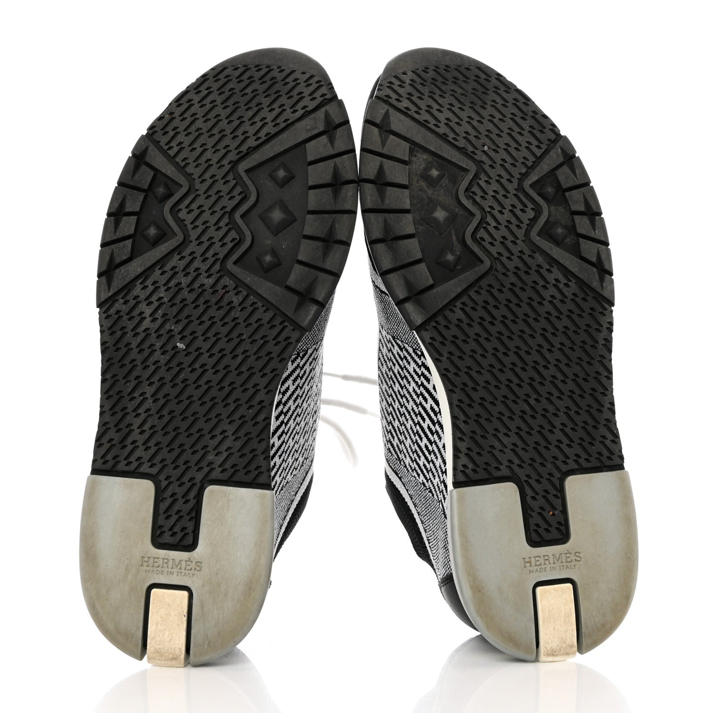 Knit Bi-Color Womens Addict Sneakers 40 Black White
