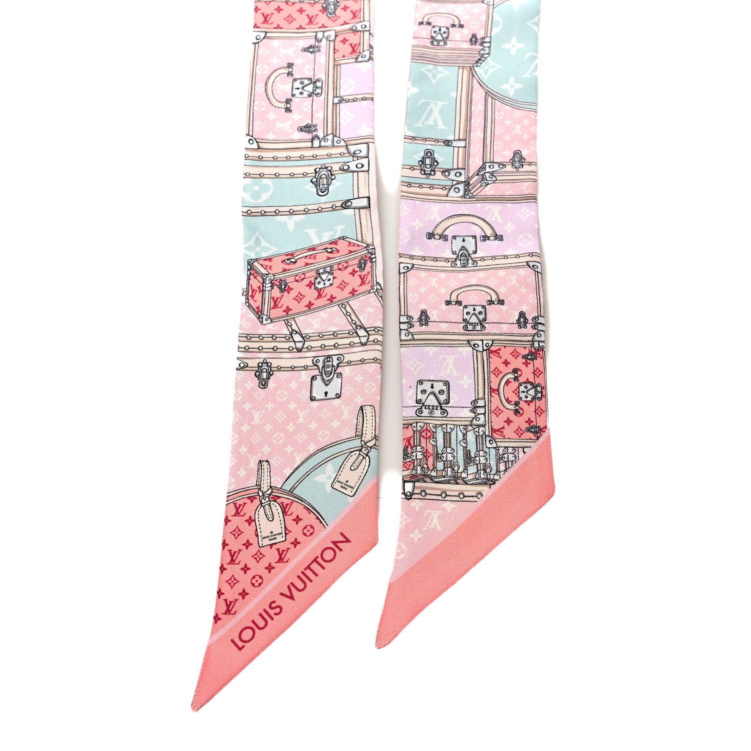 Louis Vuitton Silk Monogram Let's Go BB Bandeau Pink 2 of 3