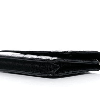 Chanel Caviar Quilted Wallet On Chain WOC Black 10 of 12