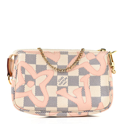 Louis Vuitton Damier Azur Tahitienne Mini Pochette Accessories 1 of 11