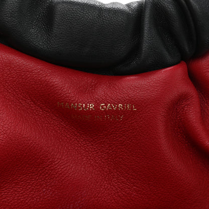 Mansur Gavriel Lambskin Mini Cloud Clutch Black Flamma 6 of 10
