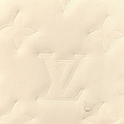 Louis Vuitton Lambskin Embossed Monogram Coussin PM Beige Cream 13 of 13